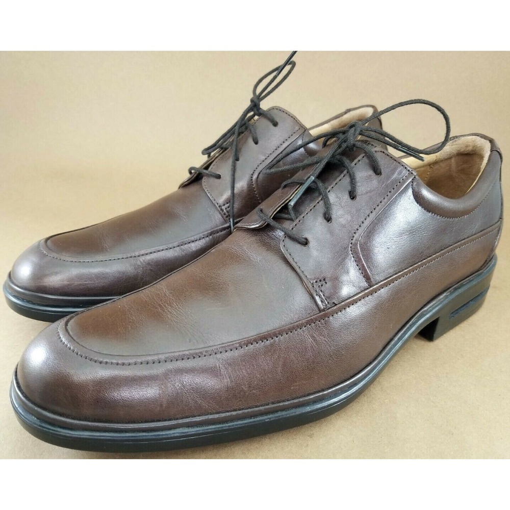 ROCKPORT Men's Size 8.5 M Signature Series Brown Leather Oxfords